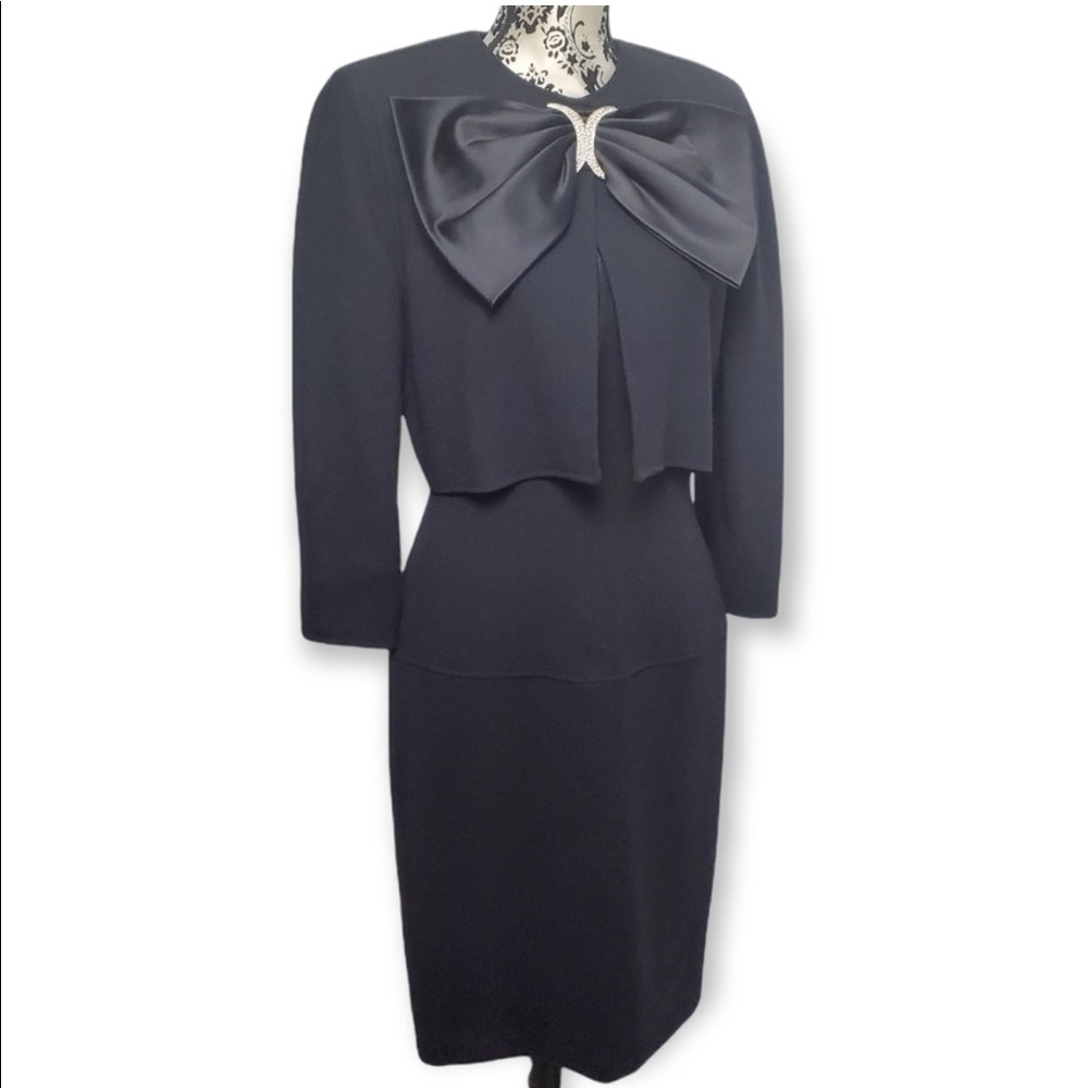 Oscar de la Renta Vintage Formal Black Dress
